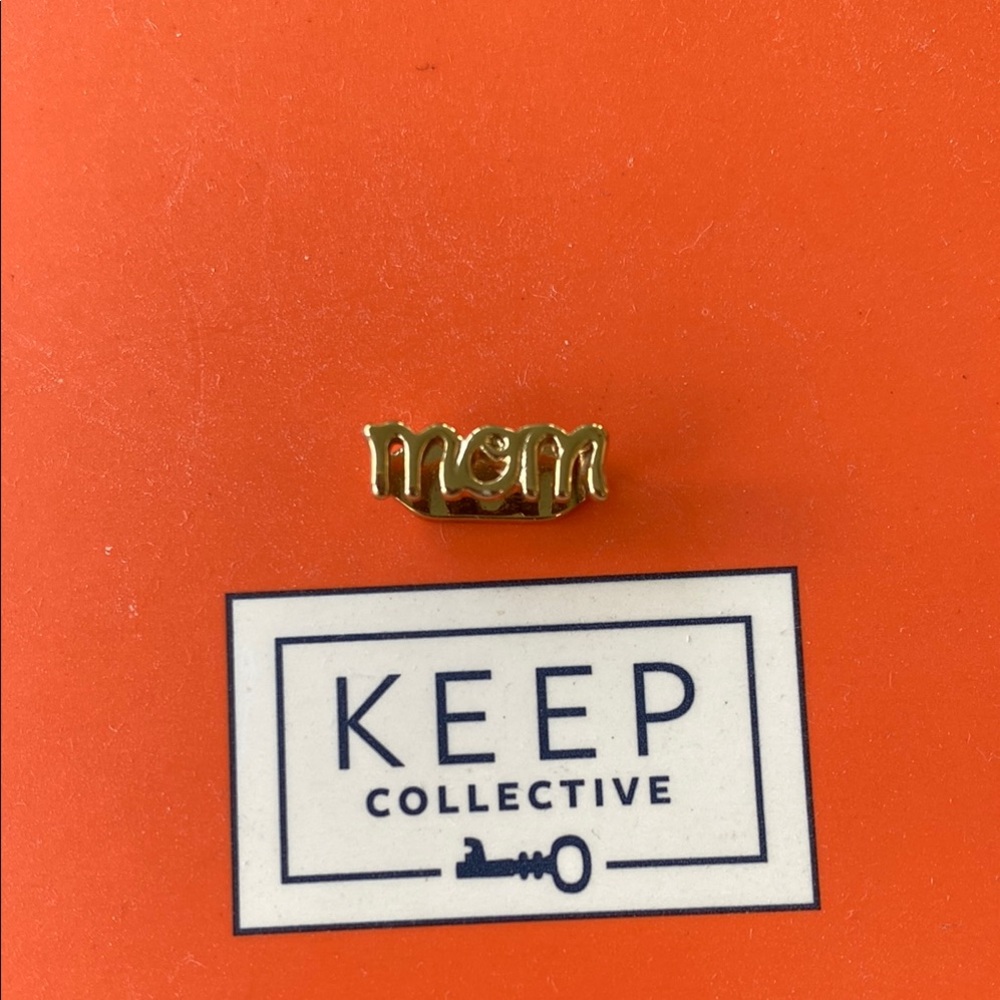KEEP Collective Gold 'Mom' Charm